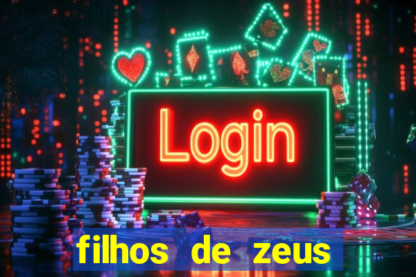 filhos de zeus mitologia grega